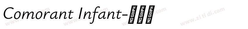 Comorant Infant字体转换